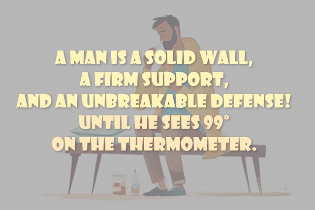 The Funniest Poem About How Men Get Sick