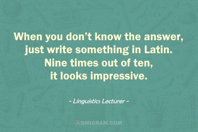 The Funniest Quotes from College Professors